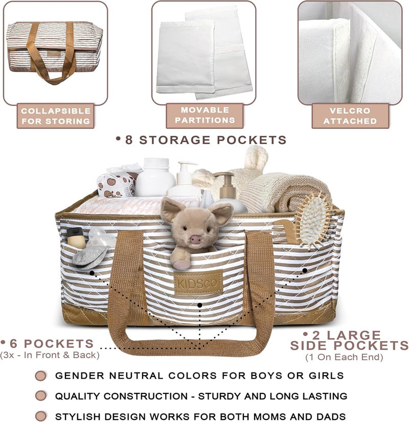 KIDSco. Portable Baby Diaper Caddy - Image 3
